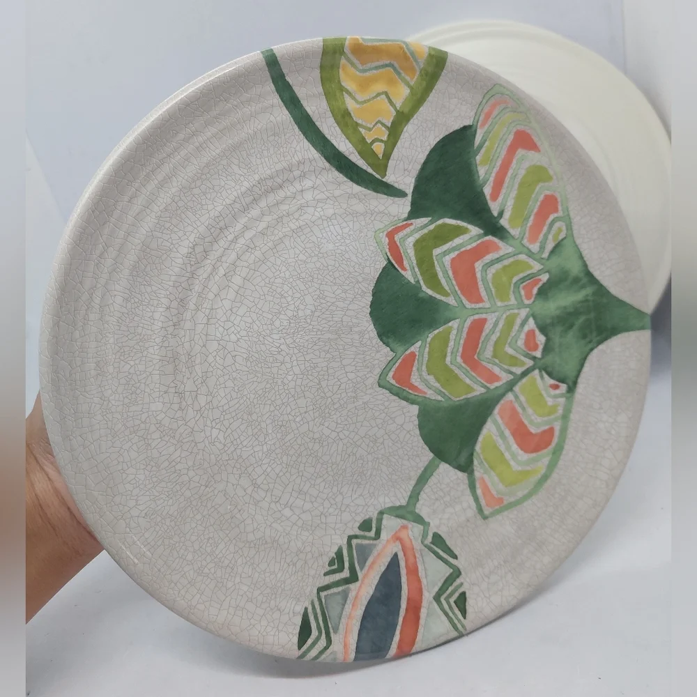 Crate and Barrel Melamine Salad Dessert Plate 8.5